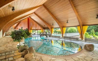 Schwimmbad im Romantik Hotel Stryckhaus