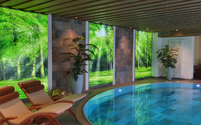 Schwimmbad im Willino Privathotel